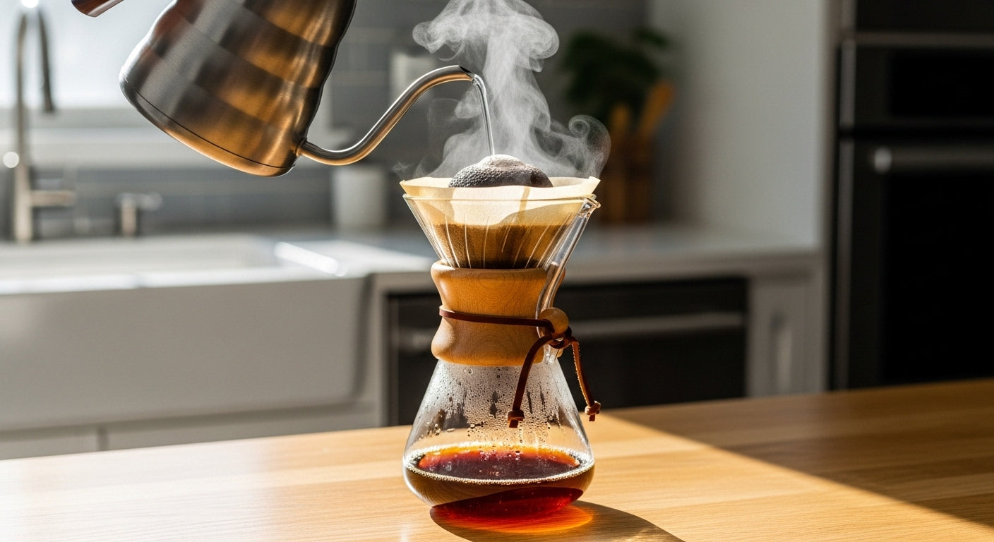 Chemex تجربة قهوة أنقى لمحبي القهوة المقطرة.. عندما يلتقي العلم بالفن