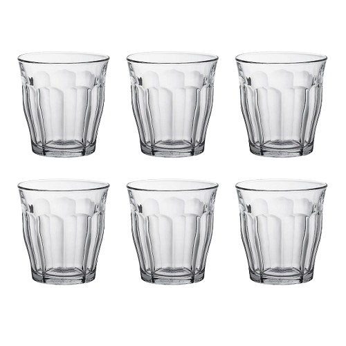 Duralex Picardie Clear Glass 6 Set of 16cl