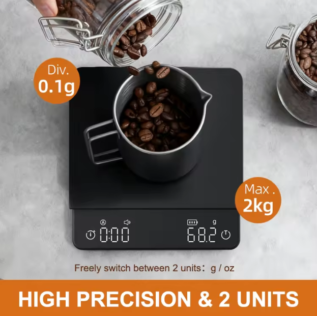 Smart Digital Coffee Scale with Timer