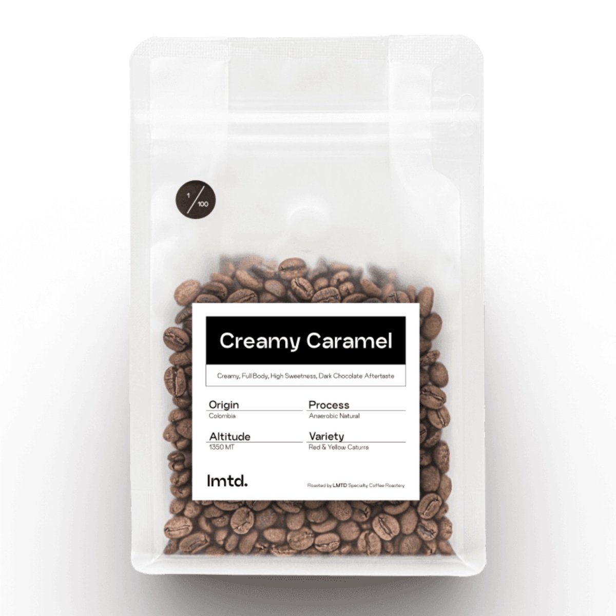 Creamy Caramel - Natural Anaerobic - Colombia (250 G)Specialty Coffee Beansفولت VOLT