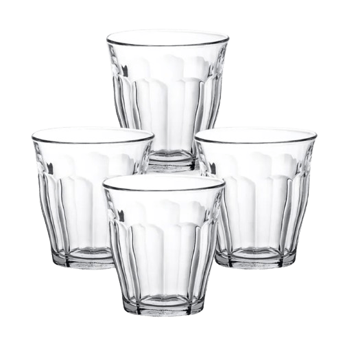 Duralex Picardie Clear Glass 4 Set of 16clCups Setفولت VOLT