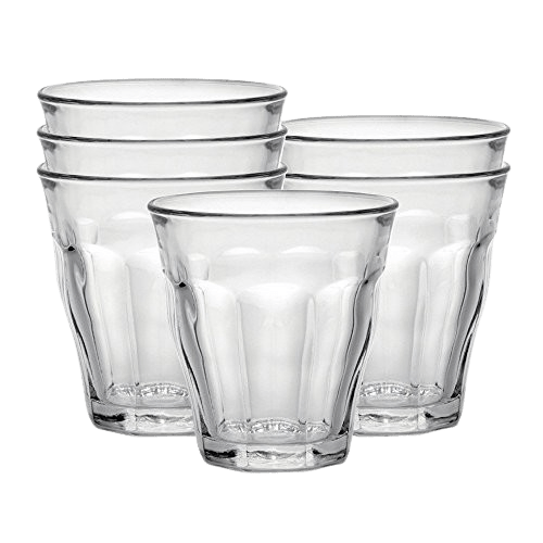 Duralex Picardie Clear Glass 6 Set of 9clCups Setفولت VOLT