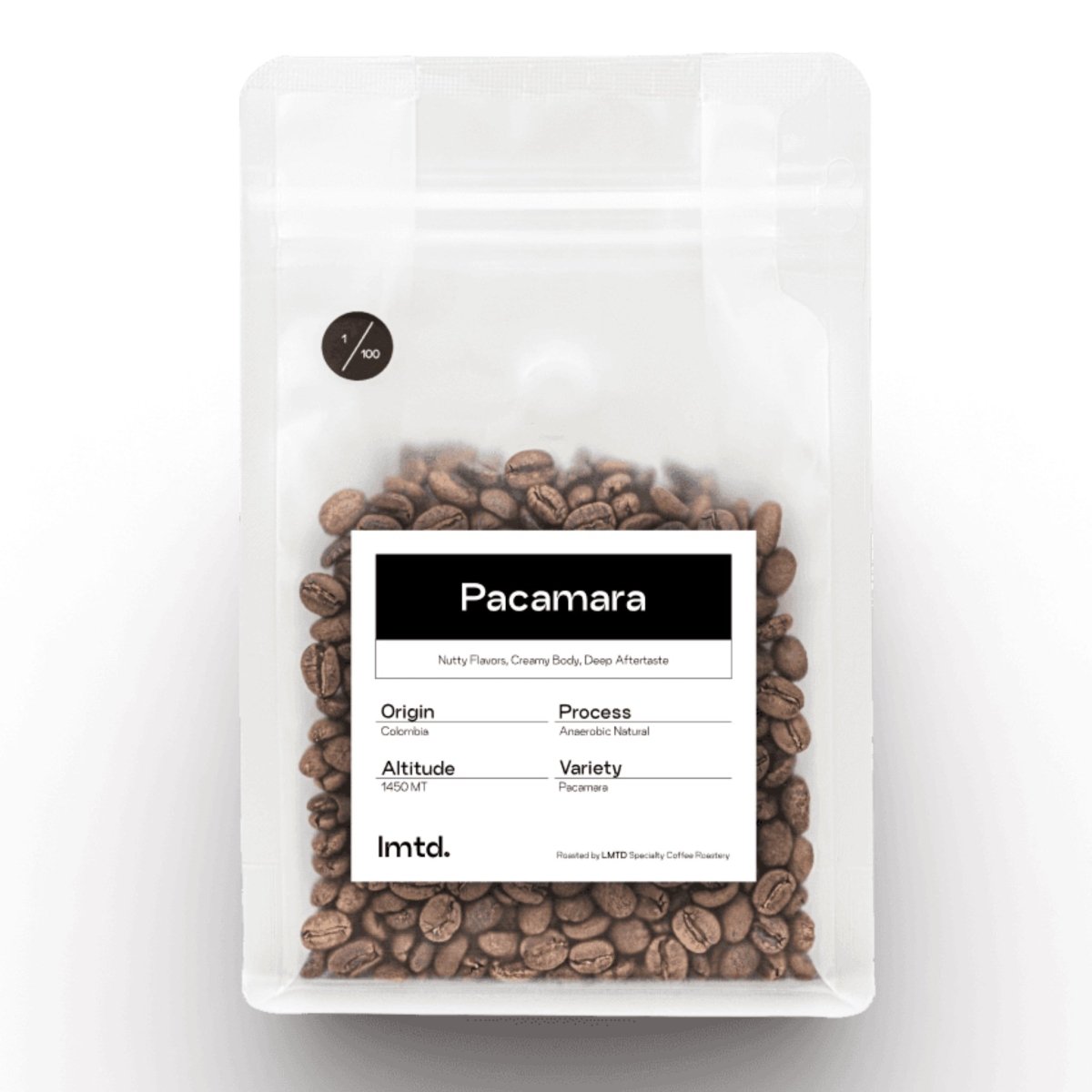 Pacamara - Natural Anaerobic (250 G)Specialty Coffee Beansفولت VOLT