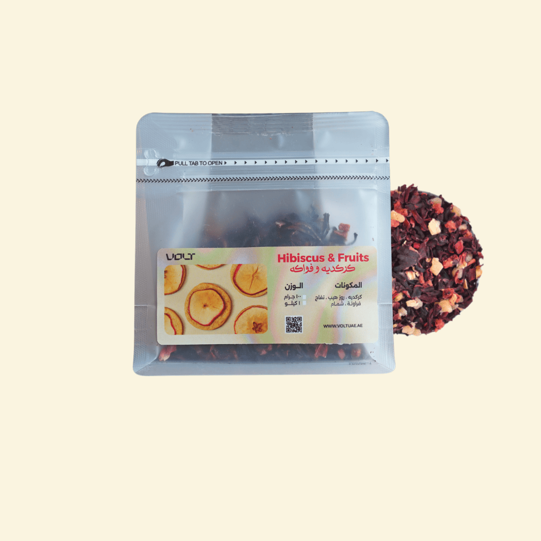 Premium Iced Tea – Hibiscus & Dried Fruits 100gFruit Teaفولت VOLT