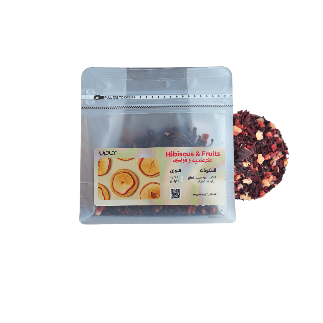 Premium Iced Tea – Hibiscus & Dried Fruits 100gFruit Teaفولت VOLT