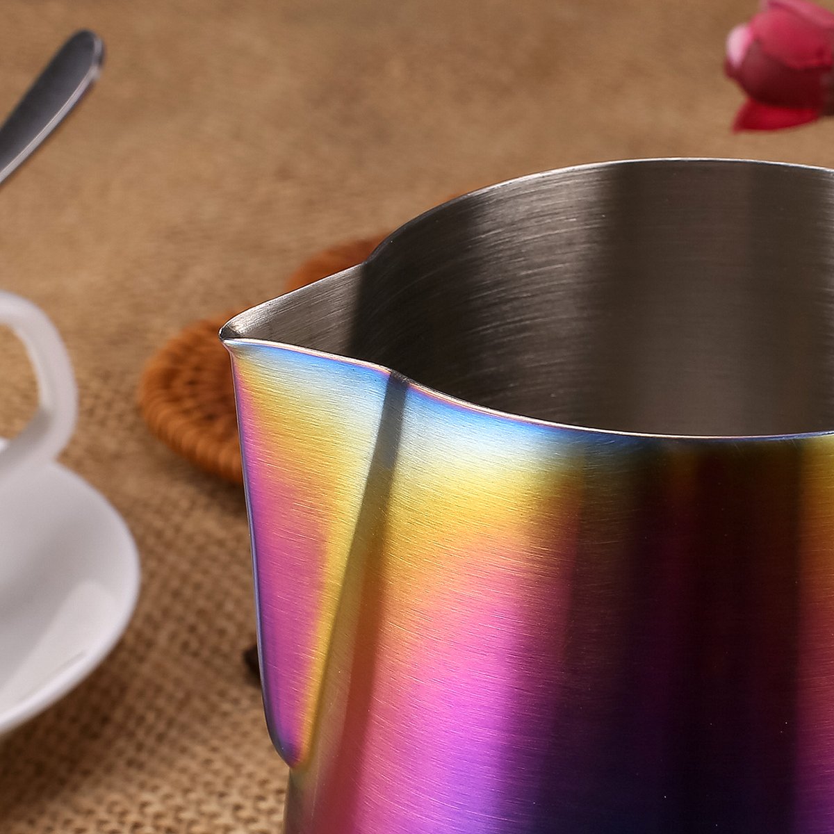 Barista Space Sandy Rainbow Milk Pitcher - فولت VOLT