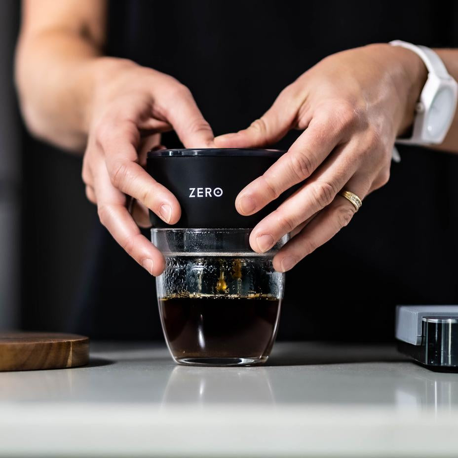 Trinity Zero Coffee Press, Black, 8oz - فولت VOLT