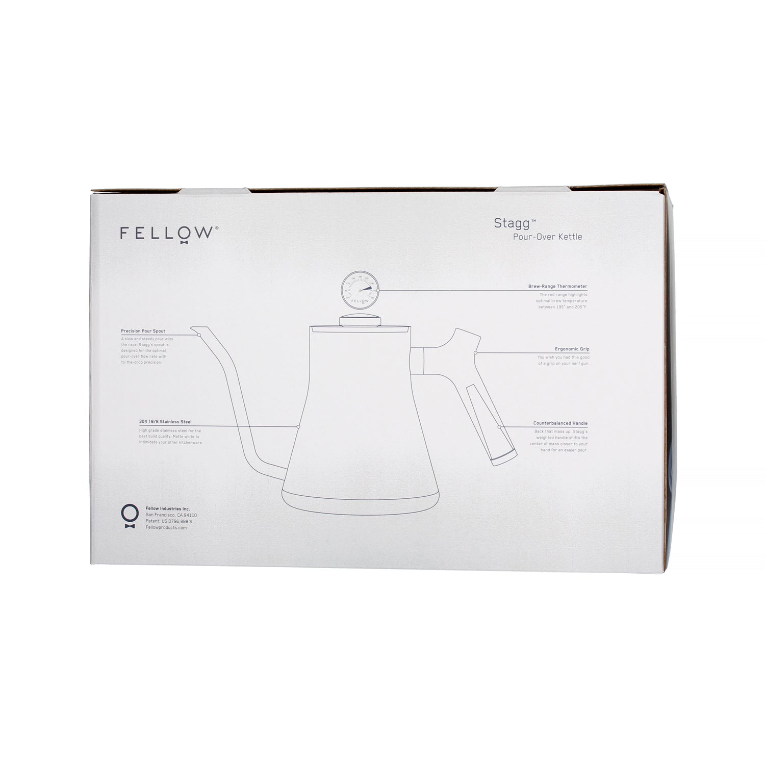 Fellow Stagg Mini Kettle - Matte White - فولت VOLT