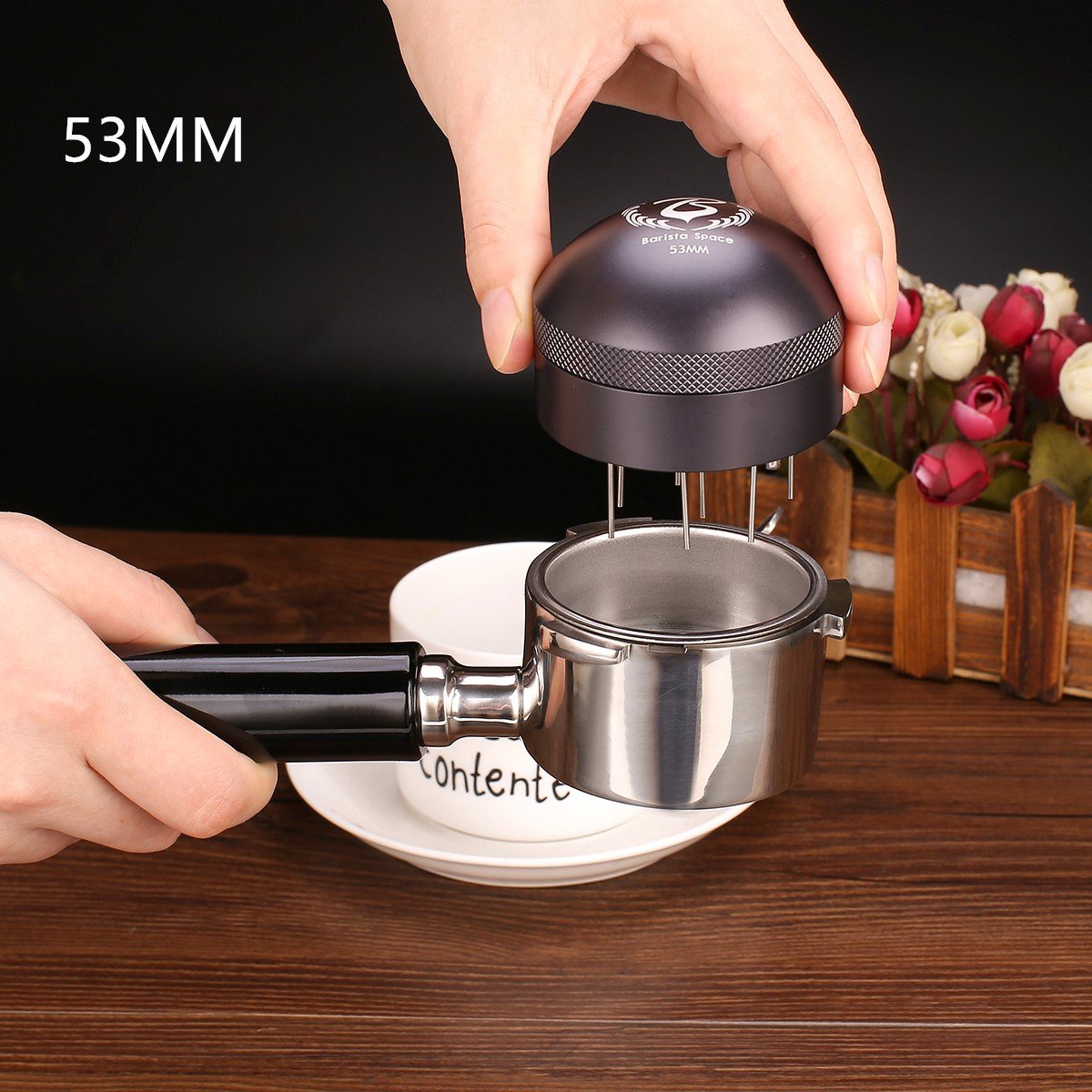 Barista Space Needle Distribution Tool 53mm - Grey (Breville Sage) - فولت VOLT