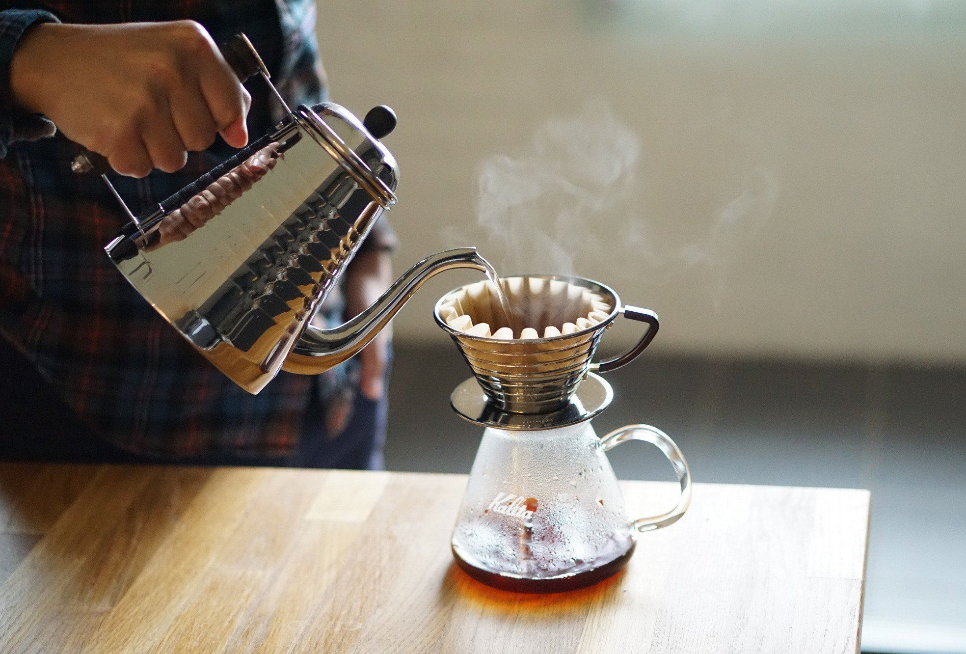 Kalita Wave 185 Stainless Steel Dripper - فولت VOLT