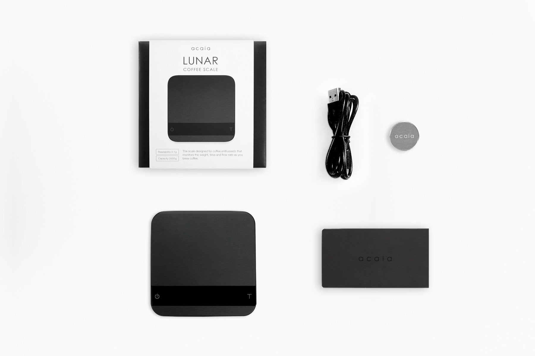 Acaia Lunar Espresso Scale Black - فولت VOLT