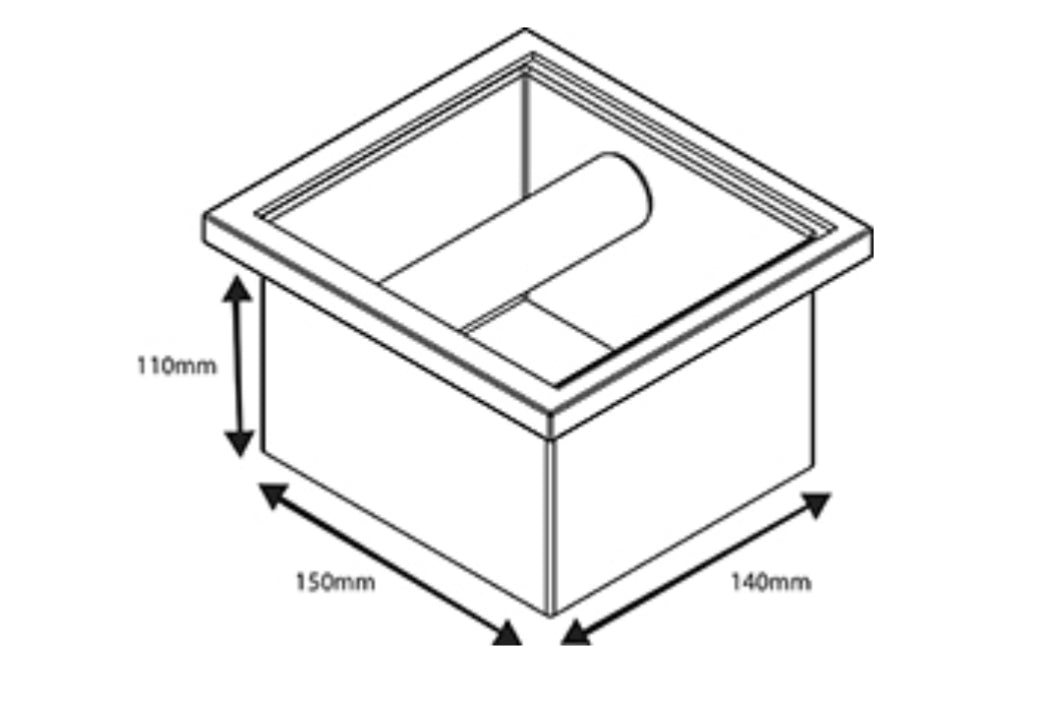 Coffee Gear Square Knock Chute RhinoCoffee Knock Boxفولت VOLT