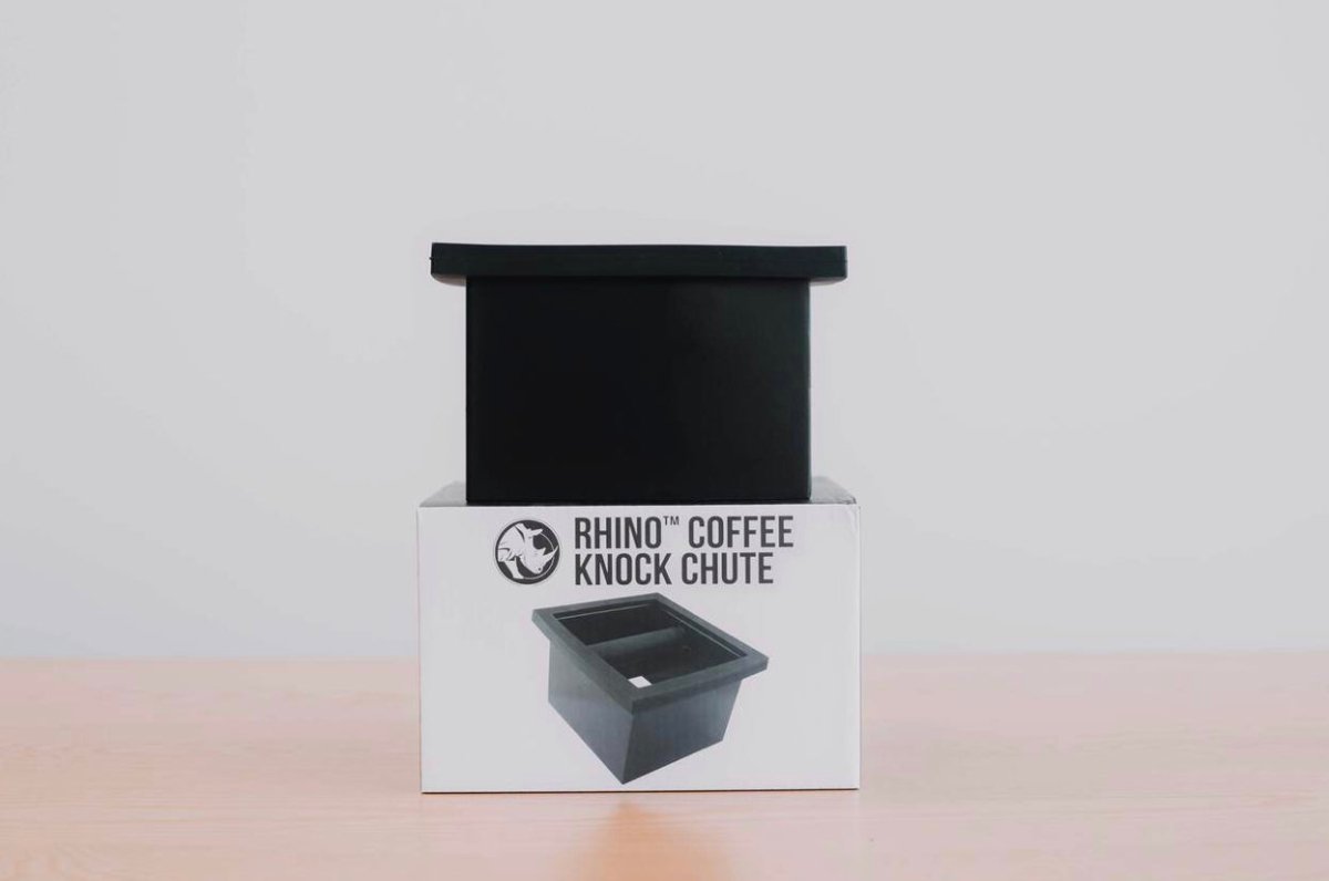 Coffee Gear Square Knock Chute RhinoCoffee Knock Boxفولت VOLT