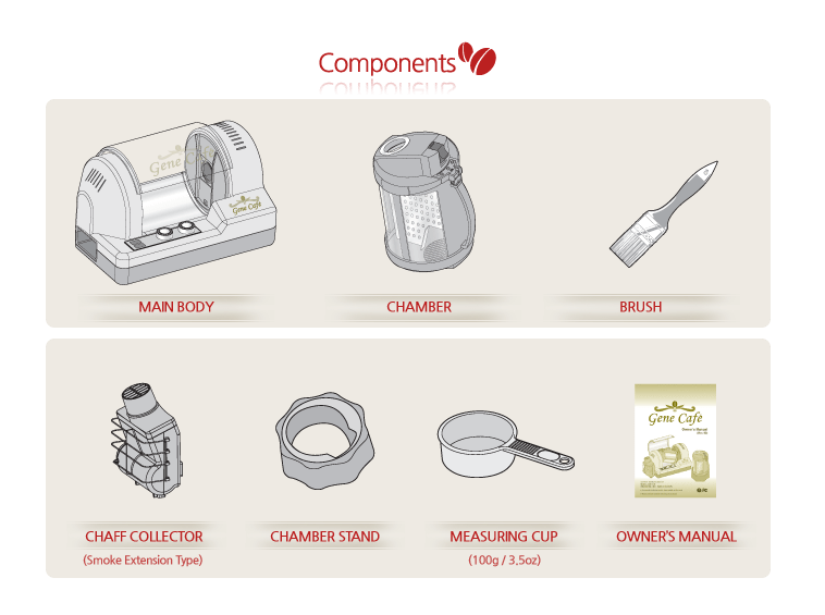 Gene Cafe CBR - 101Coffee roasterفولت VOLT