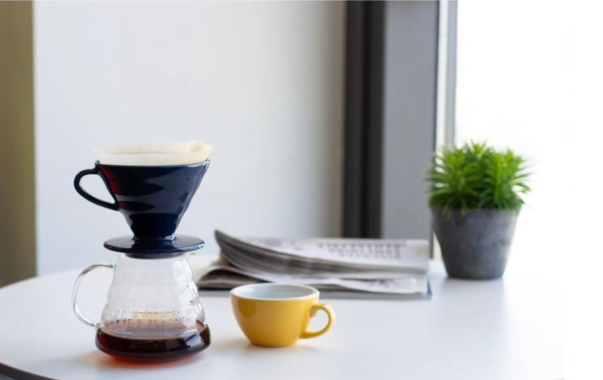 Hario coffee Dripper V60 02 Ceramic - lndigo BlueCoffee Dripperفولت VOLT