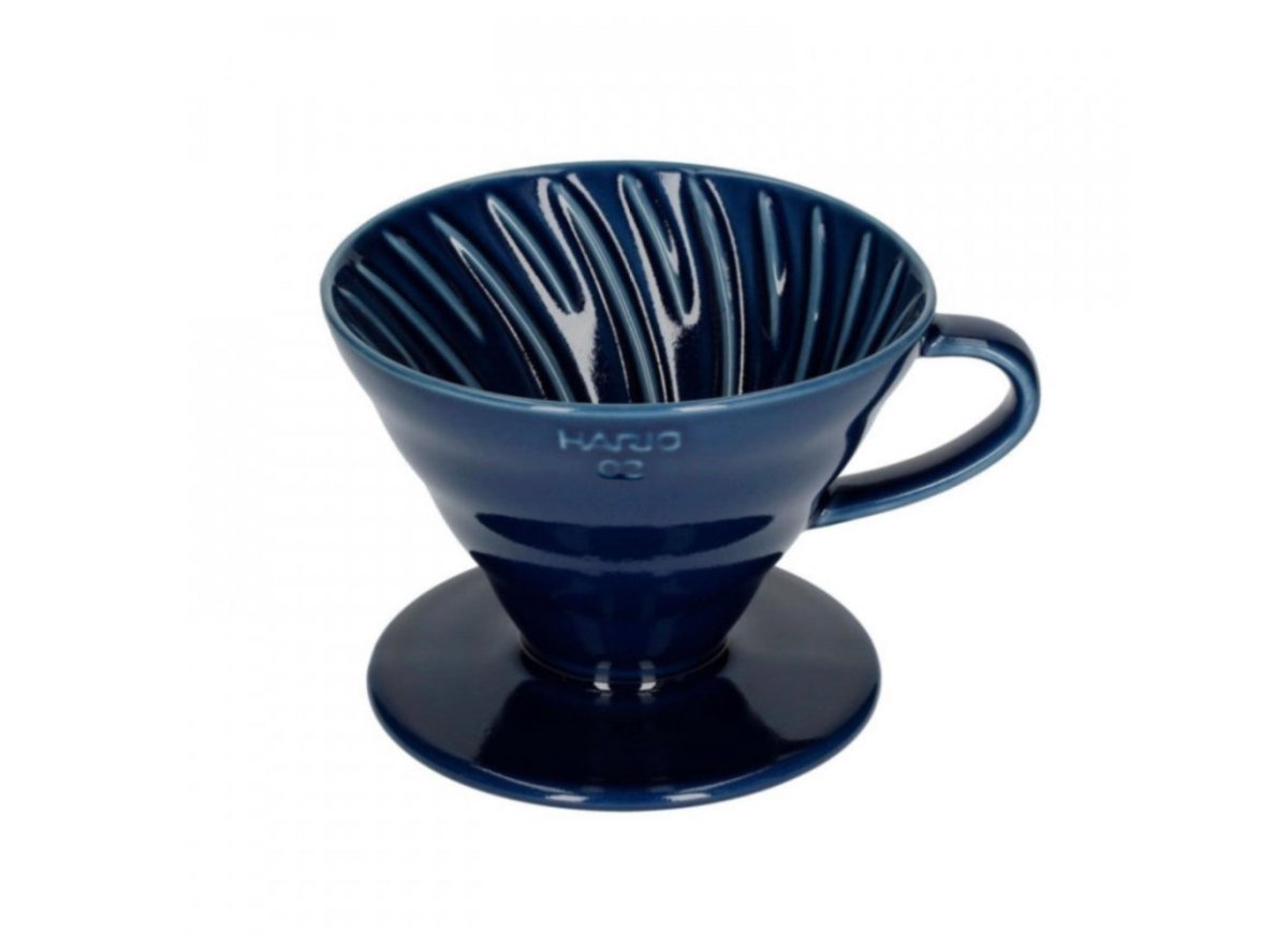 Hario coffee Dripper V60 02 Ceramic - lndigo BlueCoffee Dripperفولت VOLT