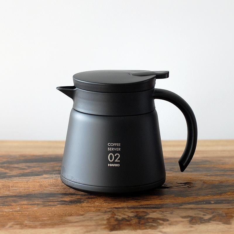 Hario V60 Insulated Stainless Steel Server 600 - BlackV60 Coffee Serverفولت VOLT