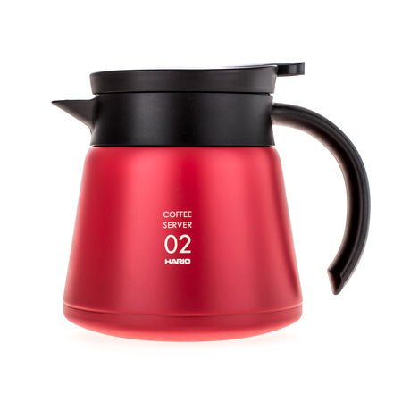 Hario V60 Insulated Stainless Steel Server 600 - RedV60 Coffee Serverفولت VOLT