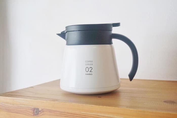 Hario V60 Insulated Stainless Steel Server 600 - WhiteV60 Coffee Serverفولت VOLT