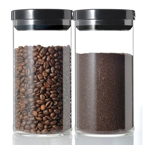 Coffee Canister Black 300gm - فولت VOLT