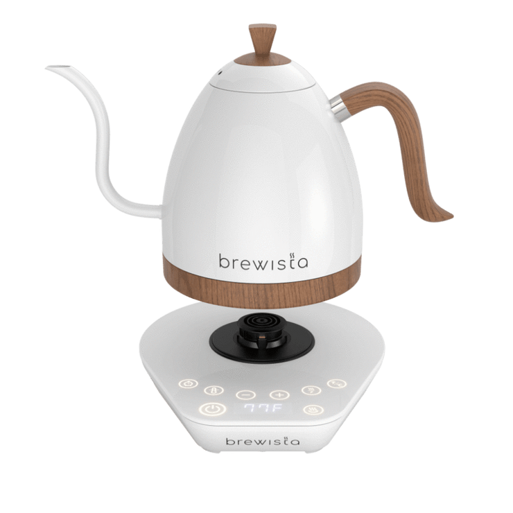 New Brewista Artisan Gooseneck Kettle - Pearl White with White Base, 600mlKettleفولت VOLT