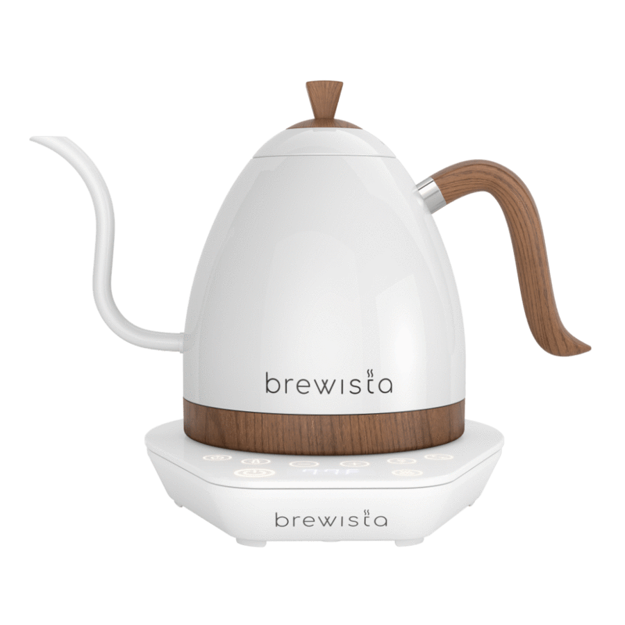 New Brewista Artisan Gooseneck Kettle - Pearl White with White Base, 600mlKettleفولت VOLT