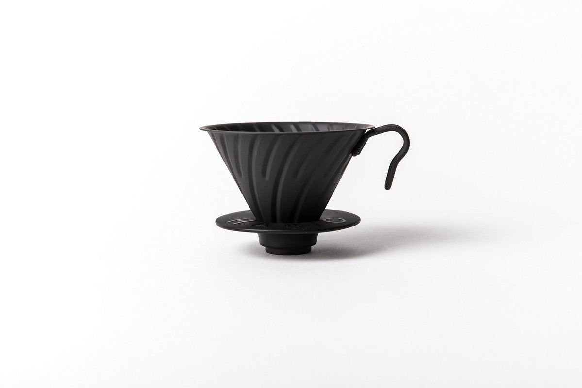 V60 Metal Coffee Dripper Matt Black 02Drip Coffee Dripperفولت VOLT