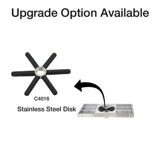 15″ x 7″ Center Spray Glass Rinser Drip Tray – Brushed Stainless – With Draincoffee bar toolsفولت VOLT