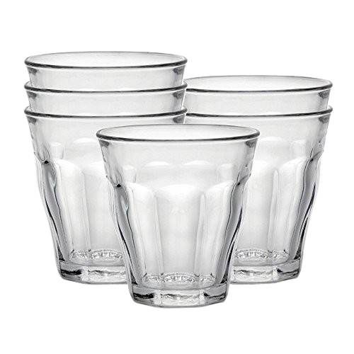 Duralex Picardie Clear Glass 6 Set of 9cl