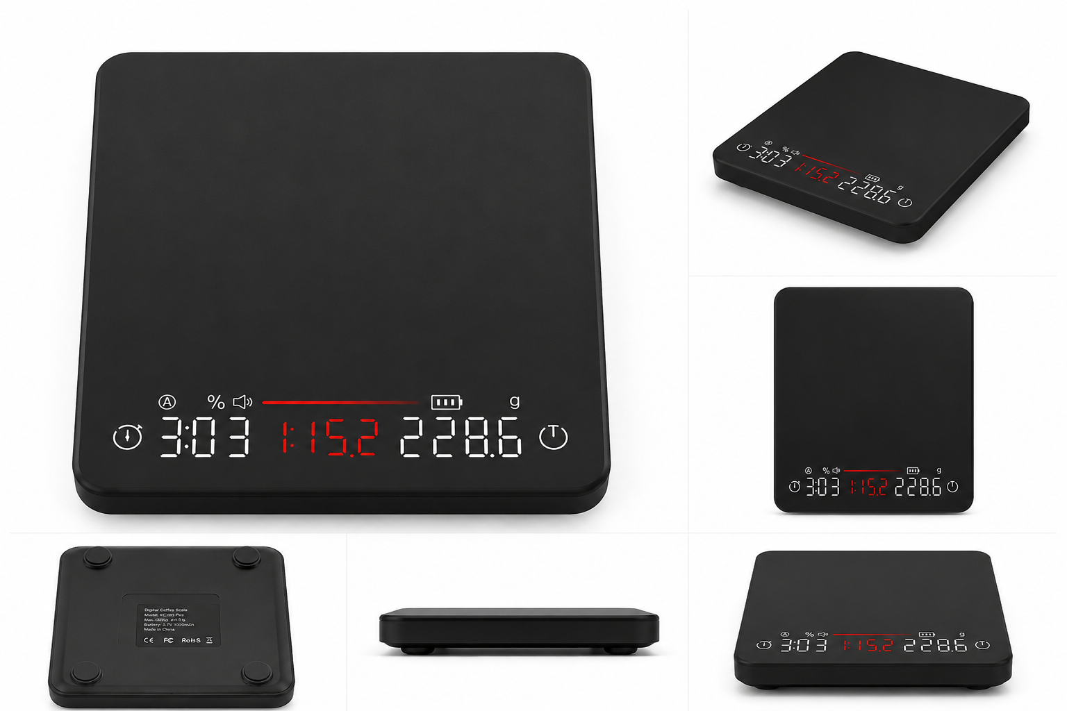 Smart Digital Coffee Scale with Timer