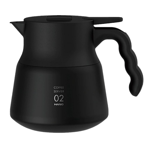 Hario V60 Insulated Stainless Steel Server PLUS - Black