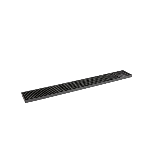 Bar mat black rubber 8 * 60 cm