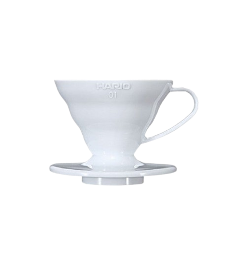 V60 Coffee Dripper 01, White (PP)