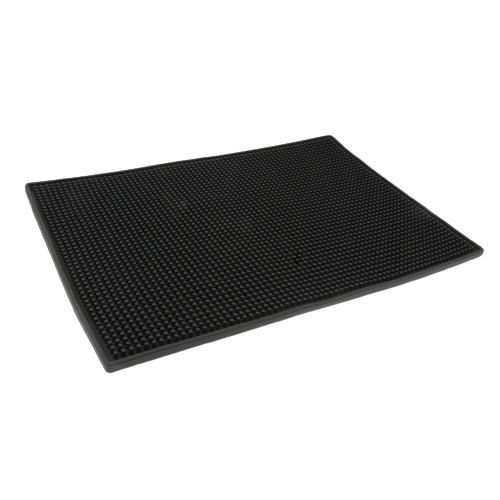 Bar mat black rubber 30 * 45 cm