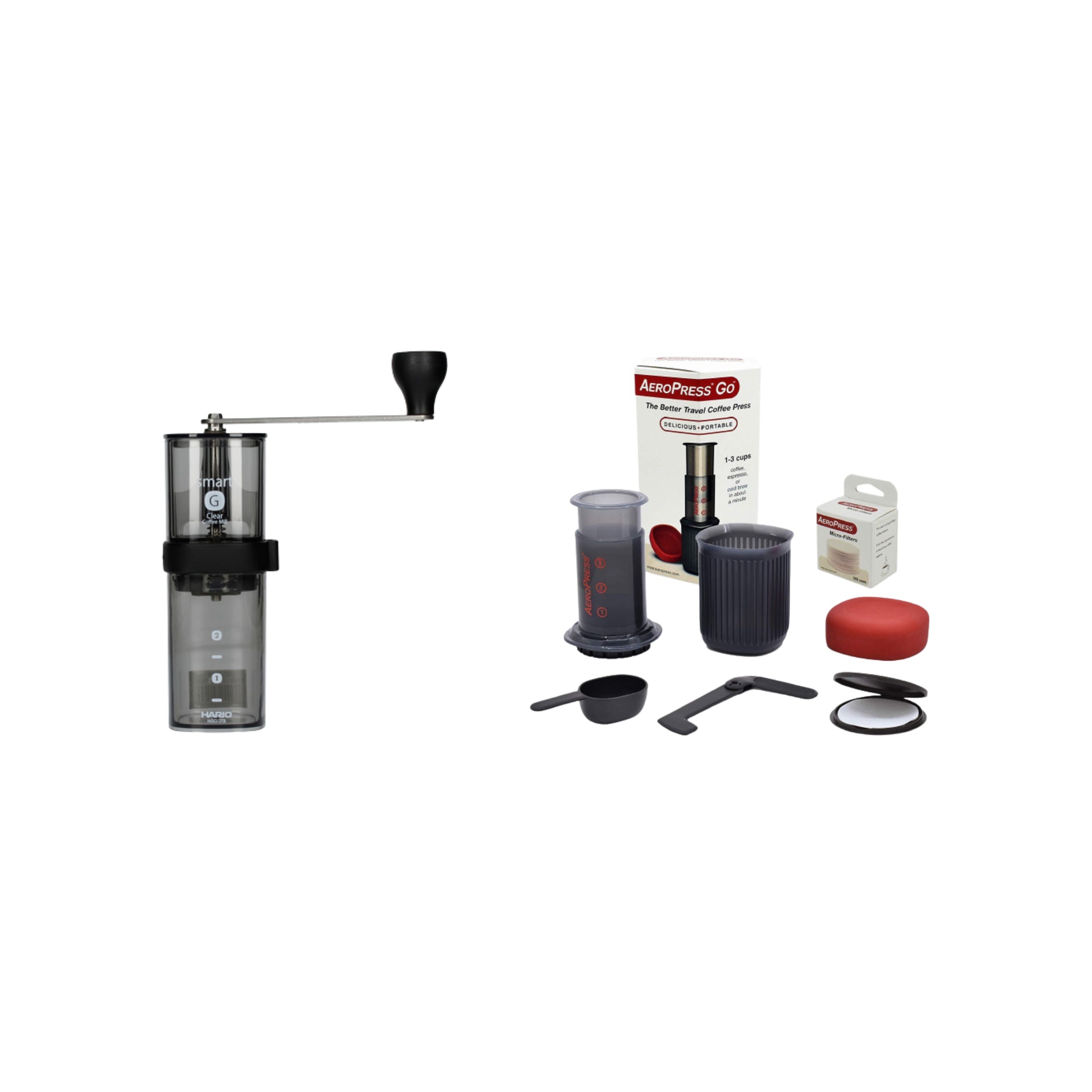 Hario Smart Coffee Mill & AeroPress - فولت VOLT
