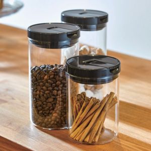 Coffee Canister Black 300gm - فولت VOLT