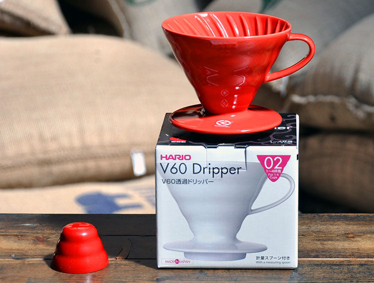 Hario V60-02 Ceramic - Red - فولت VOLT