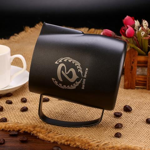 Barista Space Teflon Black Milk Pitcher - فولت VOLT