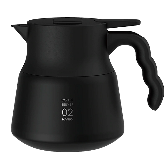 Hario V60 Insulated Stainless Steel Server PLUS - Black - فولت VOLT
