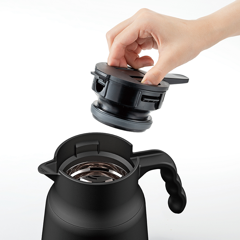 Hario V60 Insulated Stainless Steel Server PLUS - Black - فولت VOLT