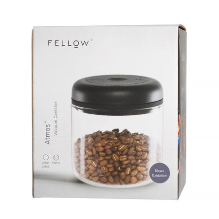 Atmos Vacuum Canister Fellow , Clear Glass, 0.7LCoffee Canisterفولت VOLT