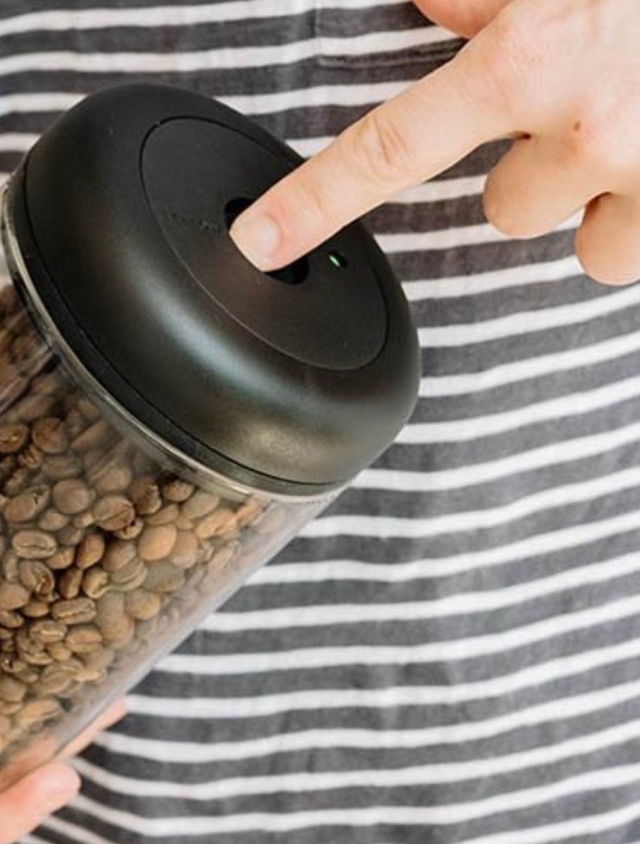 Atmos Vacuum Canister Fellow , Clear Glass, 0.7LCoffee Canisterفولت VOLT