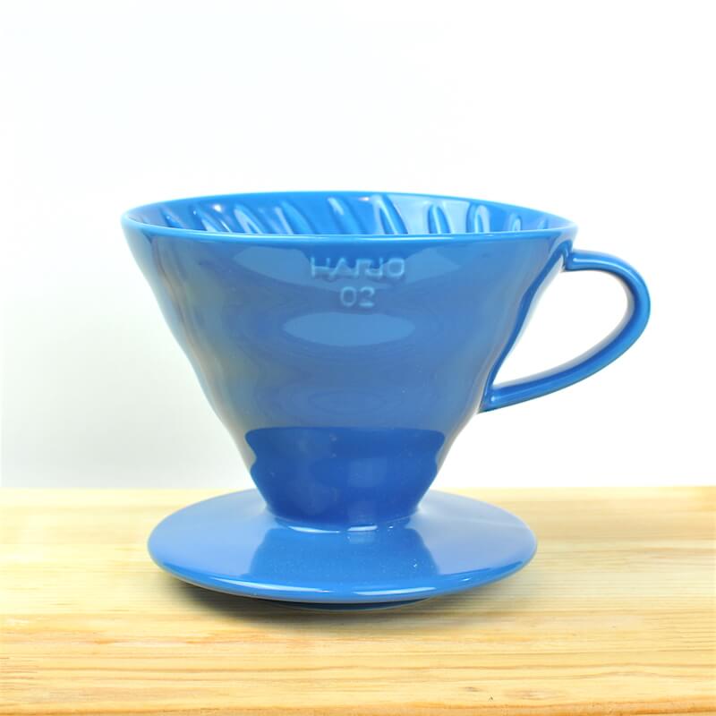 Hario V60 - 02 Ceramic - Turquoise BlueV60 Coffee dripperفولت VOLT