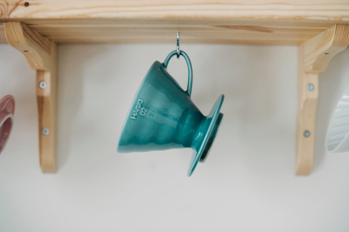 Hario V60 - 02 Ceramic - Turquoise GreenV60 Coffee dripperفولت VOLT