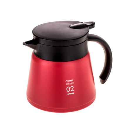 Hario V60 Insulated Stainless Steel Server 600 - RedV60 Coffee Serverفولت VOLT