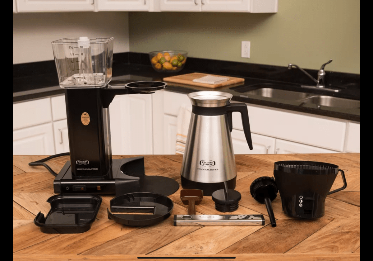 Moccamaster KBGT BlackCoffee Makerفولت VOLT