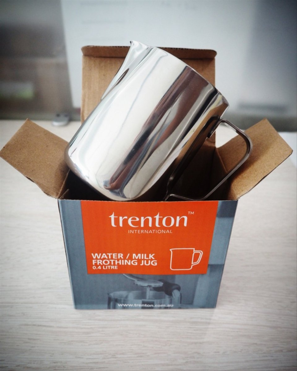 Trenton Milk Frothing Jug Silver 0.4LtMilk pitcherفولت VOLT