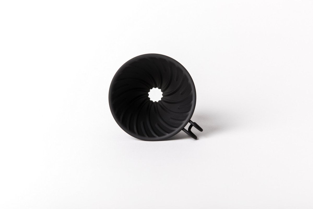 V60 Metal Coffee Dripper Matt Black 02Drip Coffee Dripperفولت VOLT